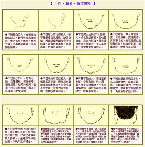 下巴方 面相|面相大全——下巴